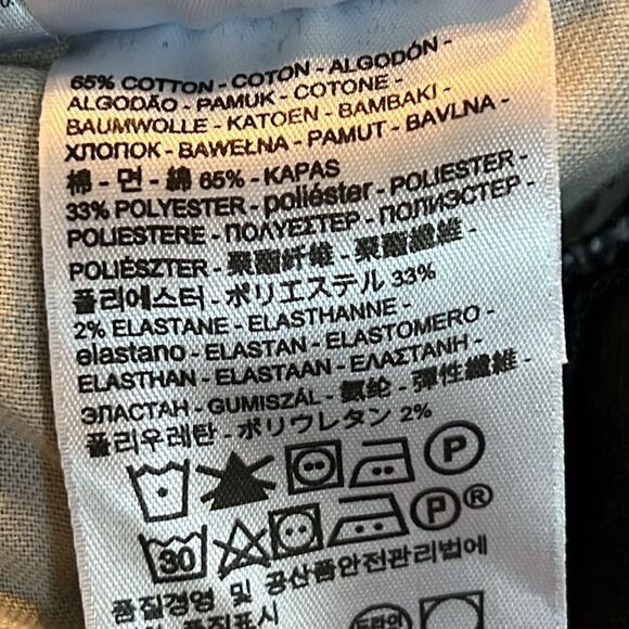 Levi’s 559 Jeans Black with light fading and whiskering and a bit of stretch - Picture 8 of 9